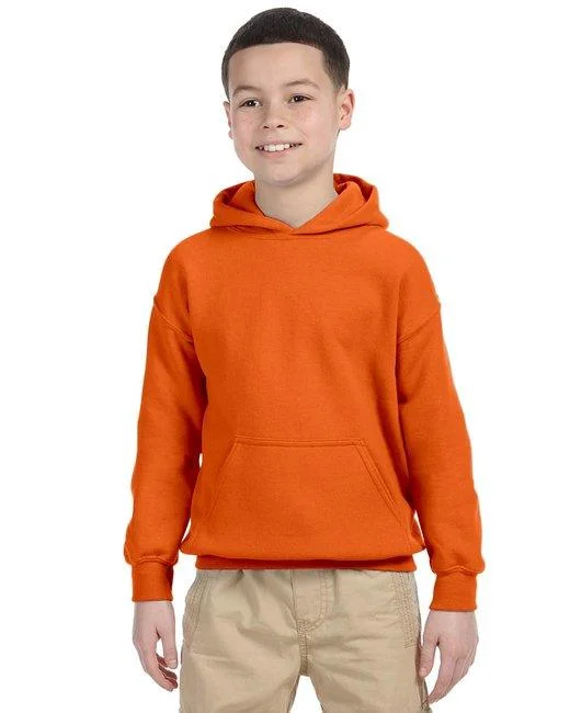Savings Bonanza Gildan Youth Heavy Blend  8 oz., 50/50 Hooded Sweatshirt G185B