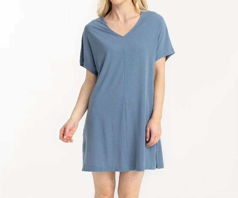 New Deals Elevate Coverup Dress In Bluestone