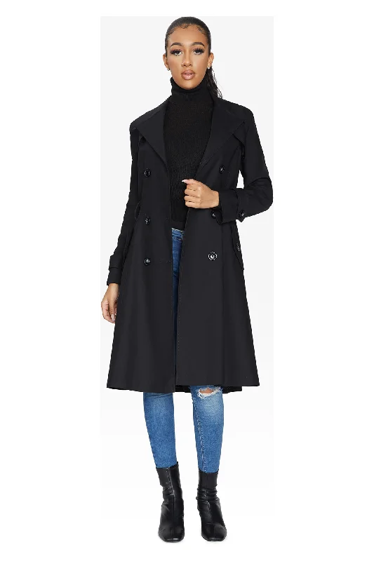 Special Price De La Creme Fashions Spring Summer Double Breasted Trench Coat