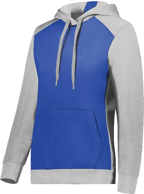 Big Savings Augusta 6867 Ladies Three-Season Fleece Pullover Hoodie - Royal Gray Heather Big Savings Augusta 6867 Ladies Three-Season Fleece Pullover Hoodie - Royal Gray Heather