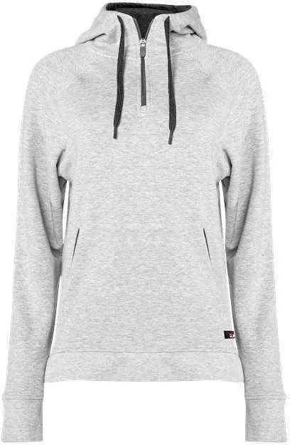 Final Clearance Badger Sport 1051 Fit Flex Ladies' Hoodie Zip - Oxford