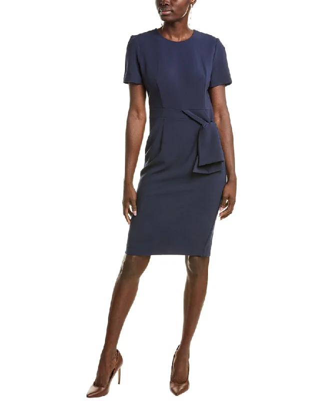Special Offer Black Halo Harbor Sheath Dress