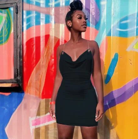 Price Fest Spaghetti Strap Backless Chain Bodycon Dress