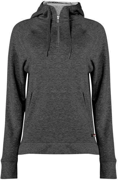 Exclusive Savings Badger Sport 1051 Fit Flex Ladies' Hoodie Zip - Charcoal