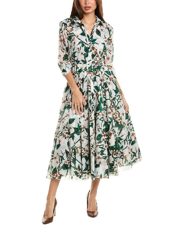 While Supplies Last Samantha Sung Aster Midi Dress