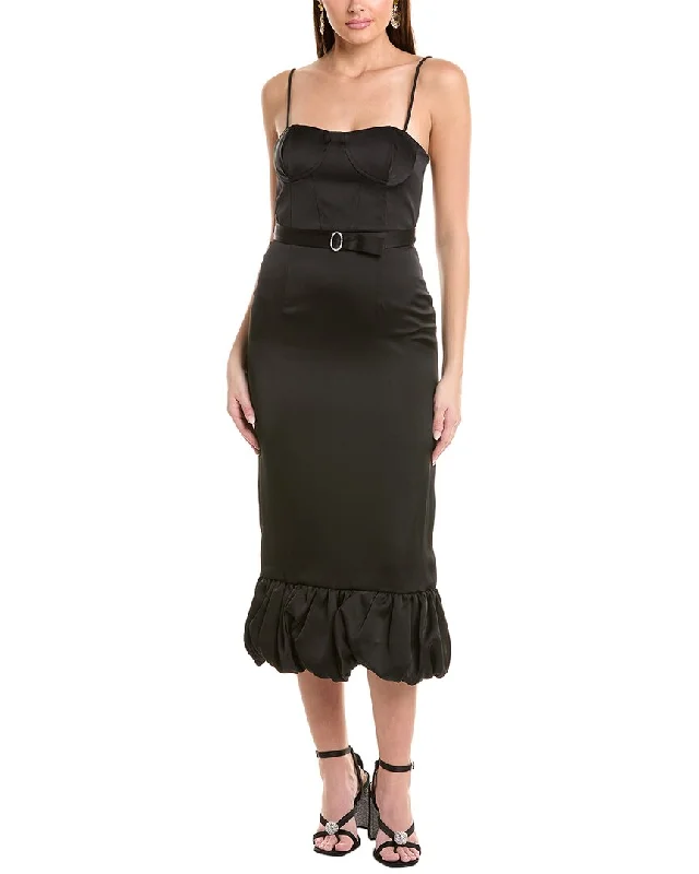 Best Bargains Taylor Satin Crepe Mini Dress