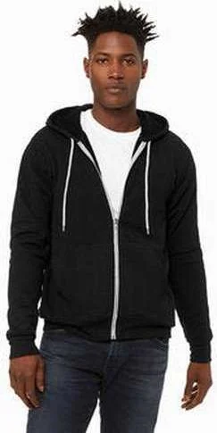 Great Bargains Bella + Canvas 3739 Unisex Poly-Cotton Fleece Full-Zip Hooded Sweatshirt - Black Heather Great Bargains Bella + Canvas 3739 Unisex Poly-Cotton Fleece Full-Zip Hooded Sweatshirt - Black Heather