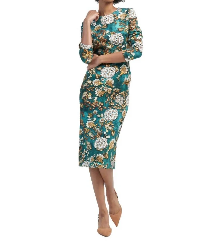 Instant Discount Naomi Dress In Teal