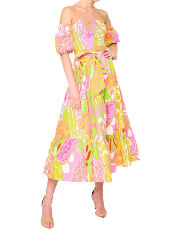 Seasonal Clearance Oly Dress In Tropicana