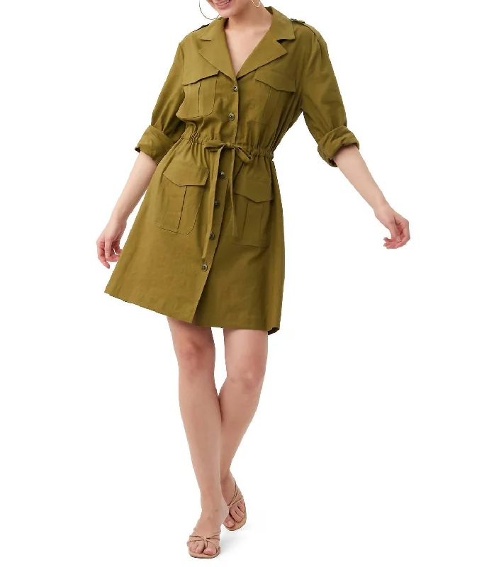 Discount Mania Tasha Dress In Sorrento Sage