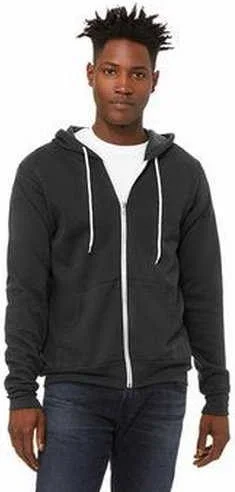 Mega Sale Bella + Canvas 3739 Unisex Poly-Cotton Fleece Full-Zip Hooded Sweatshirt - Dtg Dark Gray Mega Sale Bella + Canvas 3739 Unisex Poly-Cotton Fleece Full-Zip Hooded Sweatshirt - Dtg Dark Gray