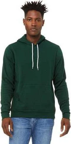 Deal Mania Bella + Canvas 3719 Unisex Sponge Fleece Pullover Hooded Sweatshirt - Forest Deal Mania Bella + Canvas 3719 Unisex Sponge Fleece Pullover Hooded Sweatshirt - Forest