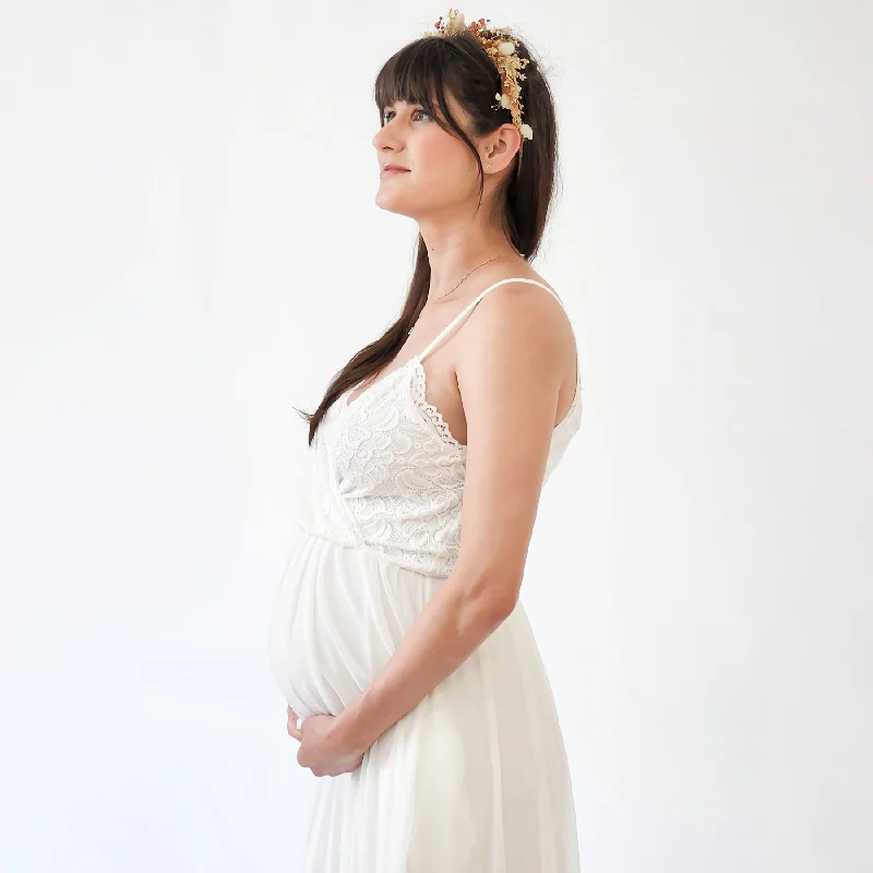 Deal Dash Maternity Chiffon Mesh Dress  #7015