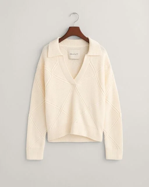 Limited Availability Textured Knit Rugger