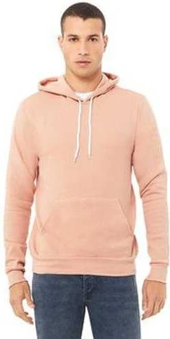 Great Deals Bella + Canvas 3719 Unisex Sponge Fleece Pullover Hooded Sweatshirt - Peach Great Deals Bella + Canvas 3719 Unisex Sponge Fleece Pullover Hooded Sweatshirt - Peach