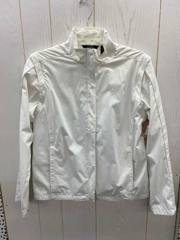 Seasonal Sale IZOD White Womens Size Small Jacket (Outdoor)