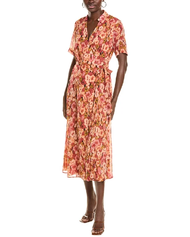 Don't Wait Vince Camuto Tie Waist Wrap Dress