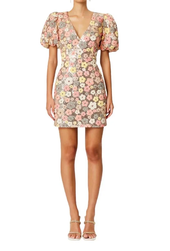 Massive Deals Garden Dress In Multi