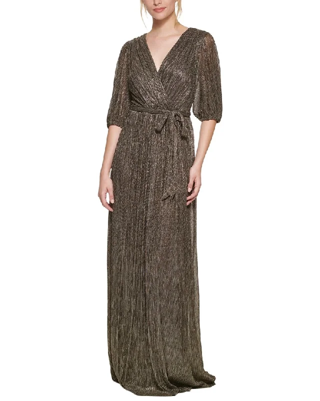Deal Frenzy Eliza J Metallic Knit Maxi Dress