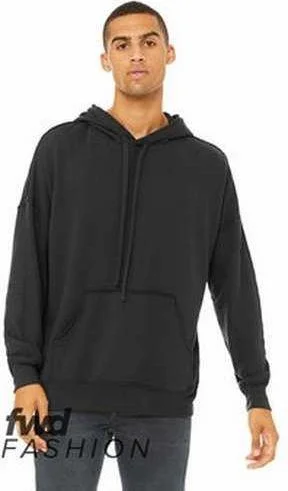 Savings Galore Bella + Canvas 3742C Fwd Fashion Unisex Raw Seam Hooded Sweatshirt - Dark Gray Savings Galore Bella + Canvas 3742C Fwd Fashion Unisex Raw Seam Hooded Sweatshirt - Dark Gray