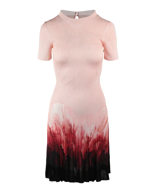 Warehouse Sale Ombré Print Knit Dress