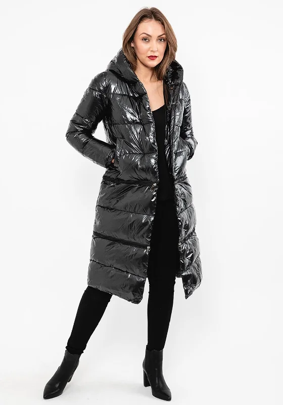 Deal of the Week Seventy1 Adjustable Length Puffer Coat, Black