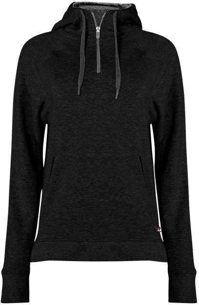 Early Access Badger Sport 1051 Fit Flex Ladies' Hoodie Zip - Black