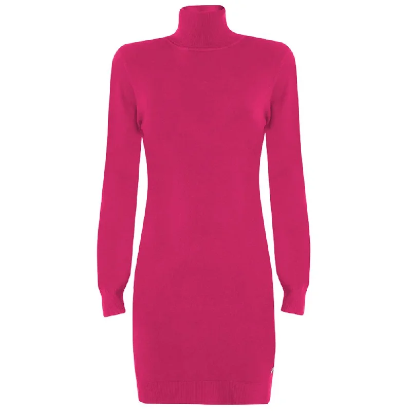 Deal of the Day Yes Zee pink Viscose Women's Dress
