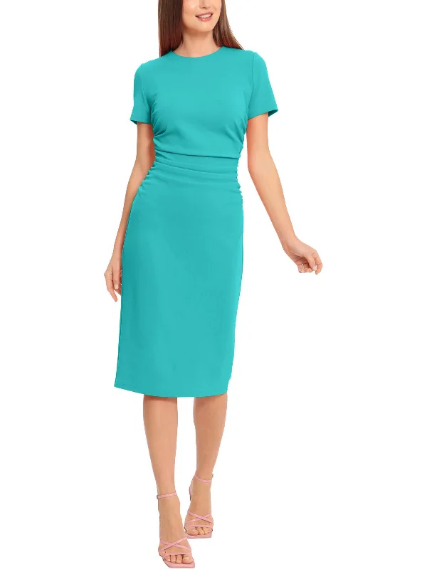 Unbeatable Prices Womens Gathered Knee Length Bodycon Dress