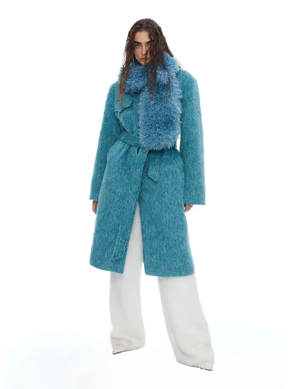 Best Bargains Cerulean Dream Plush Coat