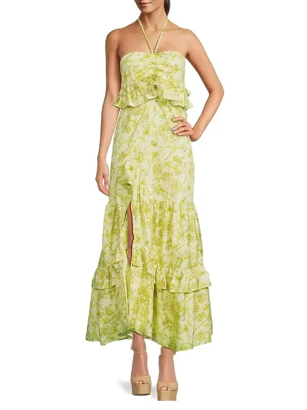 Can't Be Beat Rocco Dress In Ivory Delicate Garden