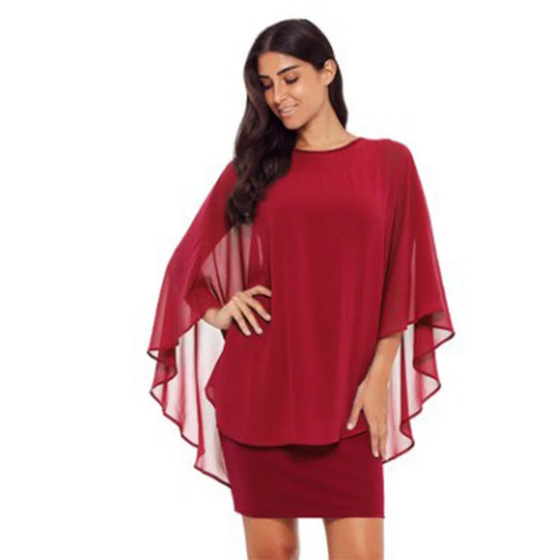 Special Savings Summer Plus Size Chiffon Loose Dress