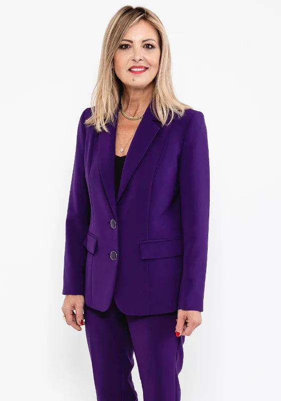 Lowest Price Via Veneto Single Breasted Blazer, Purple