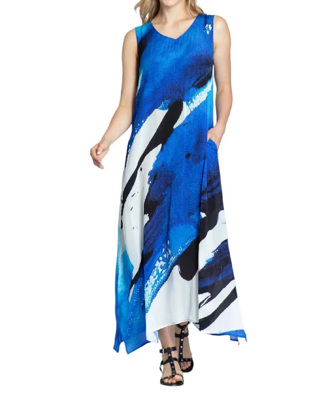 Limited Quantity V-Neck Tank Long Dress In No Color