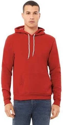 Instant Discount Bella + Canvas 3719 Unisex Sponge Fleece Pullover Hooded Sweatshirt - Red Instant Discount Bella + Canvas 3719 Unisex Sponge Fleece Pullover Hooded Sweatshirt - Red