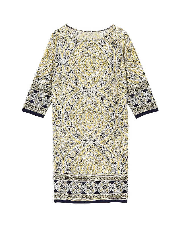 Today's Special Zelda Shift Dress | Navy / Yellow