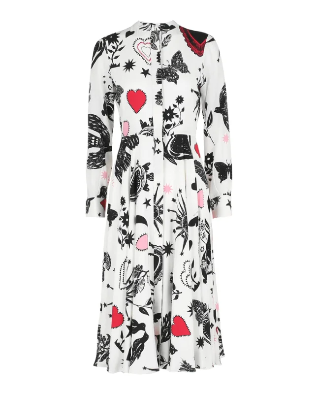 Blowout Deals Printed Shirt Dress