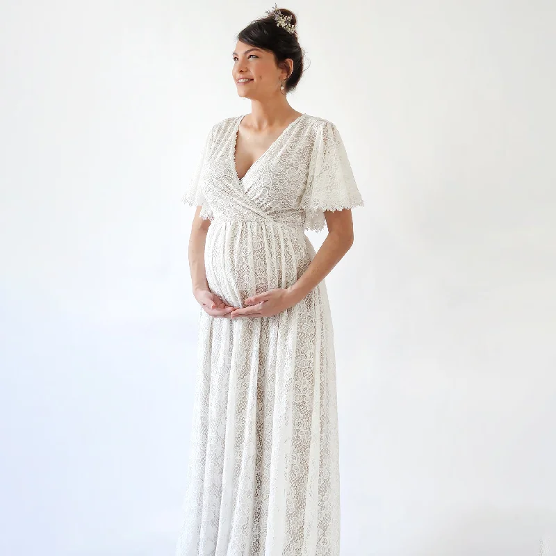 Sale Event Maternity Pearl Dress #7016