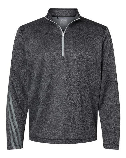 Exclusive Savings Adidas Brushed Terry Heathered Quarter-Zip Pullover A284