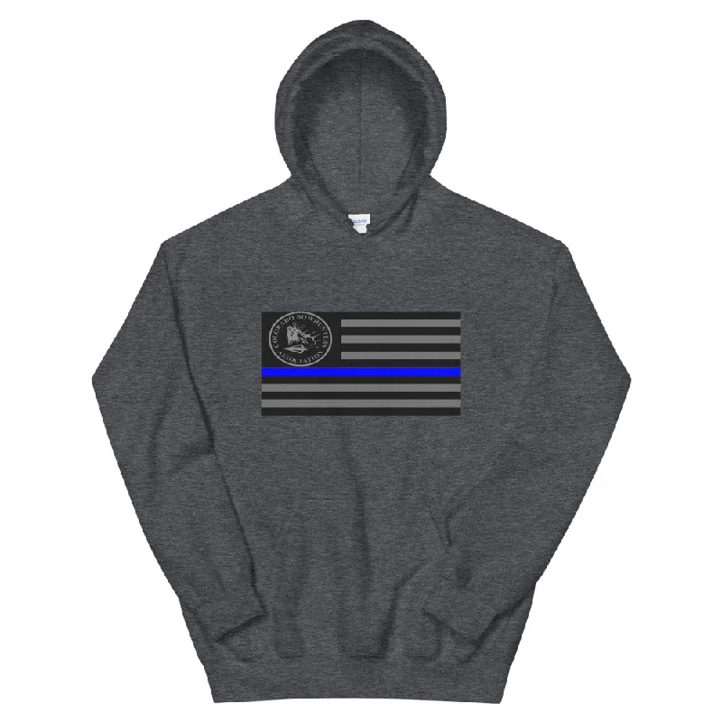 Incredible Offers Thin Blue Line Hoodie