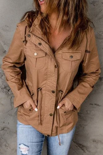 Act Now Ladies’ Hooded Fall Jacket