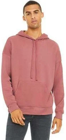 Best Deals Bella + Canvas 3729 Unisex Sponge Fleece Pullover Dtm Hoodie - Mauve