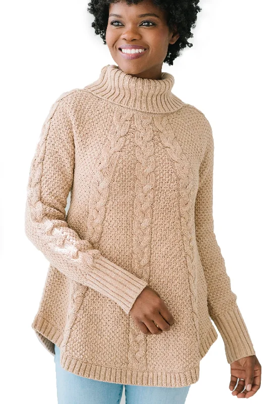 Sneak Peek Sale Chunky Cable Knit Raglan Sweater