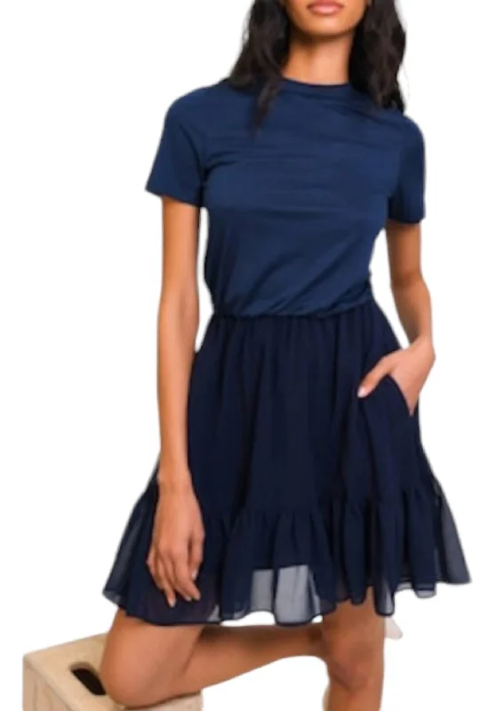 Price Meltdown Alias Dress In Navy