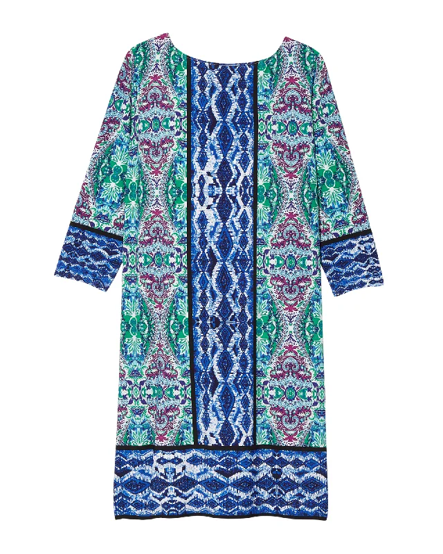 Buy Now Zelda Shift Dress | Royal Blue / Mint