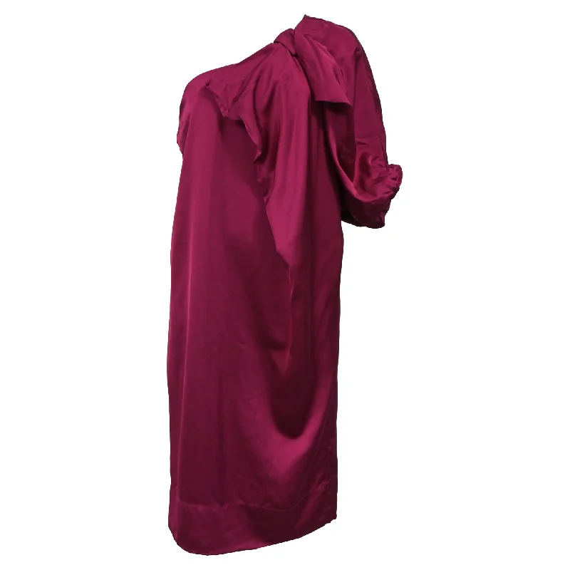 Price Smash Stella McCartney One Shoulder Dress in Pink Viscose