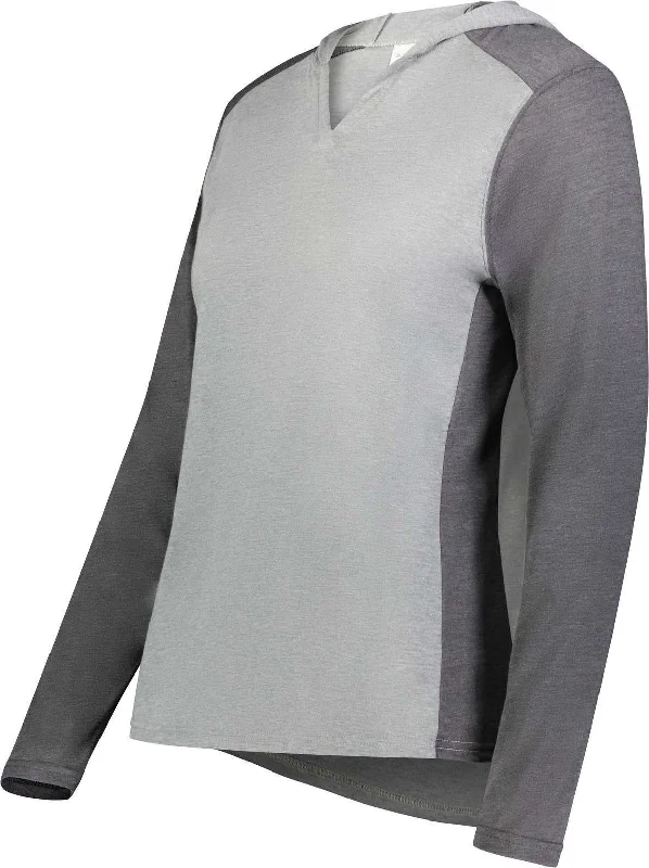 Today's Special Augusta 6902 Ladies Gameday Vintage Hoodie - Gray Heather Carbon Heather Today's Special Augusta 6902 Ladies Gameday Vintage Hoodie - Gray Heather Carbon Heather
