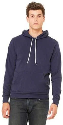 Final Markdown Bella + Canvas 3719 Unisex Sponge Fleece Pullover Hooded Sweatshirt - Navy Final Markdown Bella + Canvas 3719 Unisex Sponge Fleece Pullover Hooded Sweatshirt - Navy