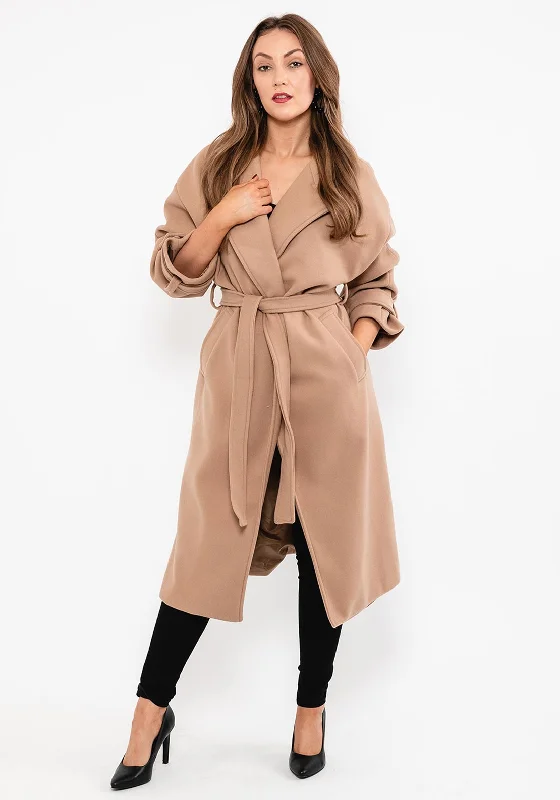 Best Deals Seventy1 Long Belted Coat, Camel