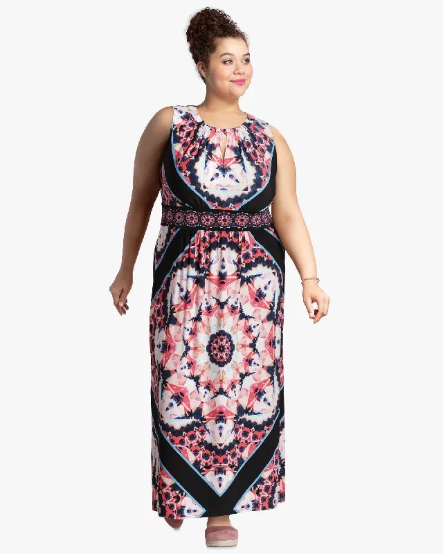 Best Bargains Karina Maxi Dress | Pink / Black